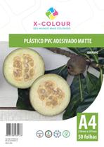 Papel Vinil Adesivo Matte - Semi Transparente A4 50 Folhas