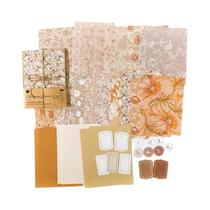 Papel Vintage Floral Feito À Mão 40 Peças Para DIY, Fundo De Colagem, Diário De Recortes, Planejador Papel Vintage Floral Feito À Mão 40 Peças Para DIY, Fundo De Colagem, Diário De Recortes, Planejador