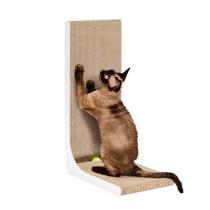 Papelão Cat Scratcher EHEYCIGA em forma de L para gatos de interior Papelão Cat Scratcher EHEYCIGA em forma de L para gatos de interior