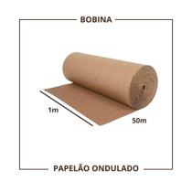 Papelão Ondulado para Construções e Reformas (Rolo 1,00 x 50 metros)