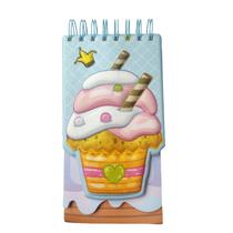 Papelaria Fofa kawaii BLOCO DE NOTAS DECORADO SORVETE - UN