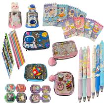 Papelaria Fofa Kit Diversos Itens Criativos