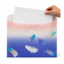 PAPELARIA FOFA PASTA ENVELOPE PLASTICA MÉDIA RAINBOW 25x19cm PAPELARIA FOFA PASTA ENVELOPE PLASTICA MÉDIA RAINBOW 25x19cm