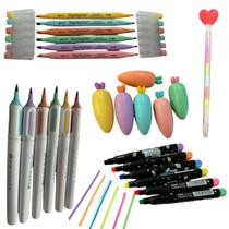 Papelaria Kit Fofa Diversos Itens Fofos Criativos Presente