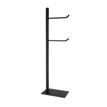Papeleira de Chão 2 Haste Inox Square SQ12572 Ducon Metais Preto/Fosco Papeleira de Chão 2 Haste Inox Square SQ12572 Ducon Metais Preto/Fosco