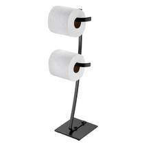 Papeleira De Chão Porta Papel Higiênico Duplo Suporte De Chão Para Banheiro Lavabo Organizador Decorativo Dois Rolos Papeleira De Chão Porta Papel Higiênico Duplo Suporte De Chão Para Banheiro Lavabo Organizador Decorativo Dois Rolos