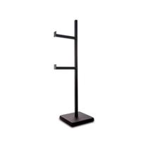 Papeleira de Chão Rodinox Aço Inox 58mm 2 Suporte Preto Papeleira de Chão Rodinox Aço Inox 58mm 2 Suporte Preto