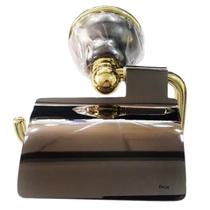 Papeleira Deca Belle Epoque Onix Com Dourado - 2021S