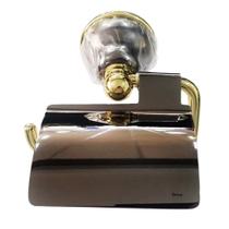 Papeleira Deca Belle Epoque Onix Com Dourado DECA - 2021S