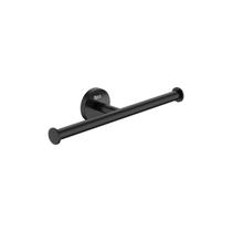 Papeleira Dupla Hotels Linha Round Roca 6.7cm x 29.3cm x 9cm Preto/Matte Black