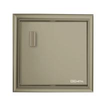 Papeleira Embutir Champane Crismetal Porta Papel Higienico