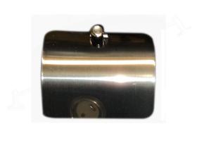 Papeleira para Banheiro Inox com Tampa - Hidrolar