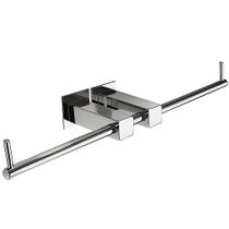 Papeleira Suporte duplo para papel higienico Duplo inox 304 QRED4020