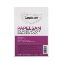 Papelsam Folhas Plásticas para Depilção Depilsam 50 Fls Papelsam Folhas Plásticas para Depilção Depilsam 50 Fls