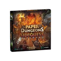 Paper Dungeons Side Quest Expansão de Jogo de Cartas Meeple BR