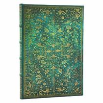 Paperblanks Capa Dura Midi Pautado Emerald Flower Paperblanks Capa Dura Midi Pautado Emerald Flower
