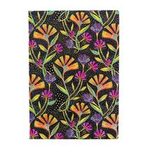 Paperblanks Wild Flowers Flexis Midi Pontilhado FB9741-9 Paperblanks Wild Flowers Flexis Midi Pontilhado FB9741-9