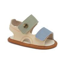 Papete Bebê Menino Biju Fecho tiras autocolantes Off White/Bege/Verde