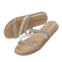 Papete Beira Rio Aurora Boreal Creme Conforto e Estilo Papete Beira Rio Aurora Boreal Creme Conforto e Estilo