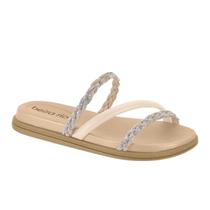 Papete Beira Rio Feminina Conforto Aurora Boreal Creme Papete Beira Rio Feminina Conforto Aurora Boreal Creme