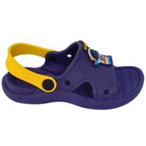 Papete Chinelo Infantil Masculino Sandália Menino Verão Astronauta Presente Aniversário Escolar Star Estrela