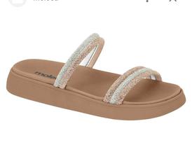 Papete com strass feminino adulto Papete com strass feminino adulto