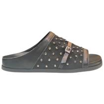 Papete couro tela pedraria preto maithe 52a0130