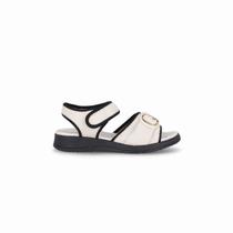 Papete Esporão Anabela Médio Off White