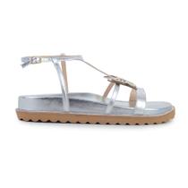 Papete Feminina Cecconello Cristal Couro Prata - 2532001 Papete Feminina Cecconello Cristal Couro Prata - 2532001