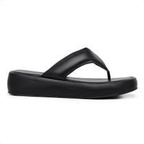 Papete Feminina de Dedo Sandália Flatform Moderna Estilo Papete Feminina de Dedo Sandália Flatform Moderna Estilo