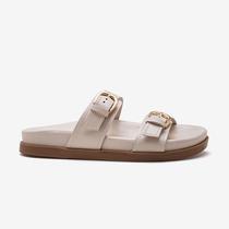 Papete Feminina Iris Couro Off White Papete Feminina Iris Couro Off White