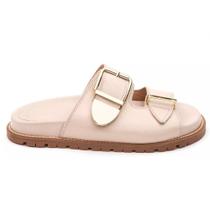 Papete Feminina Mezzo Punto Torino Bege - 374003 Papete Feminina Mezzo Punto Torino Bege - 374003