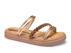 Papete Feminina Mississipi Rives Metalizada/Pedras Ref: Q9923 Papete Feminina Mississipi Rives Metalizada/Pedras Ref: Q9923