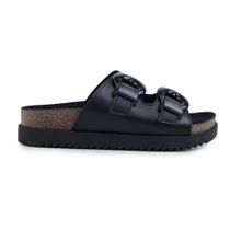 Papete Feminina Moleca Plataforma Preta - 5500 Papete Feminina Moleca Plataforma Preta - 5500