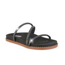 Papete Feminina Rasteira Chinelo Brilho Strass Confortavel Papete Feminina Rasteira Chinelo Brilho Strass Confortavel