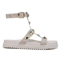 Papete feminina tendencia piramide de fivela Papete feminina tendencia piramide de fivela