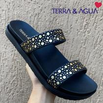 Papete feminina terra e água original slide confortavel