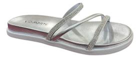Papete Feminina Via Marte Metalizado Brilhante 23-19707 Papete Feminina Via Marte Metalizado Brilhante 23-19707