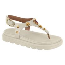 Papete Feminina Vizzano Tratorada Aplique Tachas Casual Chique Lançamento Ref: 6510.132