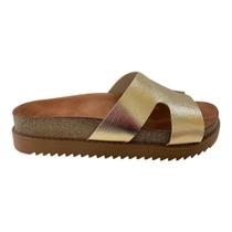 Papete Feminino Moleca Metalizado Brilho Camurça 5500.100 Dourado Papete Feminino Moleca Metalizado Brilho Camurça 5500.100 Dourado