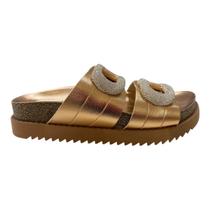 Papete Feminino Moleca Strass Metalizada 5500.107 cobre Papete Feminino Moleca Strass Metalizada 5500.107 cobre