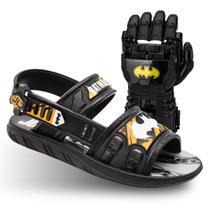 Papete Infantil Menino Sandália Batman Liga da Justiça 23263 Cor:23263 PretoTamanho:29/30 Papete Infantil Menino Sandália Batman Liga da Justiça 23263 Cor:23263 PretoTamanho:29/30