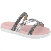 Papete Infantil Molekinha Tiras Brilhantes Branco Rosa Papete Infantil Molekinha Tiras Brilhantes Branco Rosa