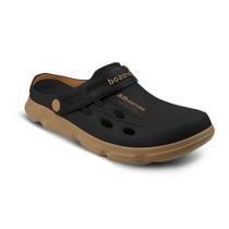 Papete Masculina Clog Adventure - Preto - Boaonda Preto e Marrom Claro Papete Masculina Clog Adventure - Preto - Boaonda Preto e Marrom Claro