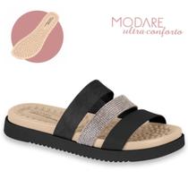 Papete Modare Sandalia Original Rasteira Esporao Fascite Plantar Ortopedica Papete Flat Feminina Rasteirinha Strass Papete Modare Sandalia Original Rasteira Esporao Fascite Plantar Ortopedica Papete Flat Feminina Rasteirinha Strass
