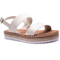 Papete Moleca Básica Flat Feminina - Off White Papete Moleca Básica Flat Feminina - Off White
