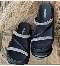 Papete Moleca Cristal/Preto/Preto Ref: 5469.121 Tamanho:39