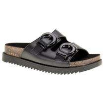 Papete Moleca Flatform Casual Feminina Preta