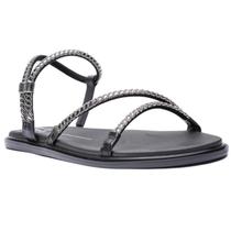 Papete Moleca Tiras Strass Feminina - Preto Papete Moleca Tiras Strass Feminina - Preto