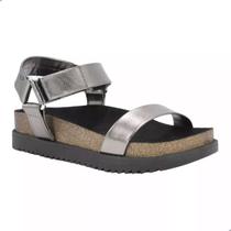 Papete Moleca Tratorada Feminina Sandália Moda Original Tamanco Flatform Plataforma Casual Conforto Chinelo Macia Tiras Detalhes Slide Festas